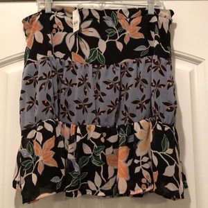 NWT Loft tiered skirt